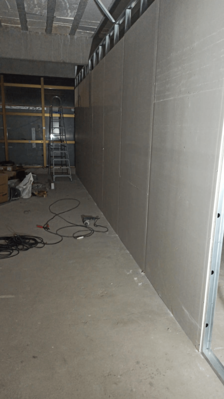 Parede de Drywal Reta ch st